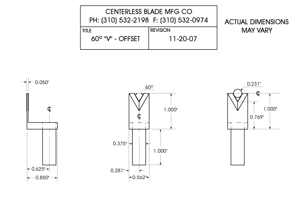 carbide v block size 60-v-of-v2