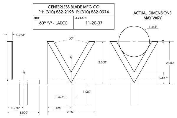 carbide v block size 60-v-lg-v2