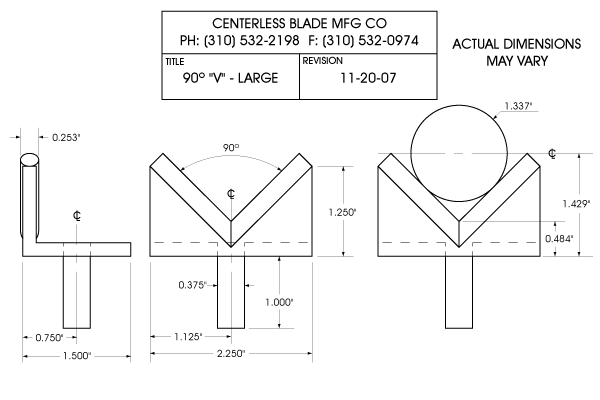 carbide v block size 90-v-lg-v2